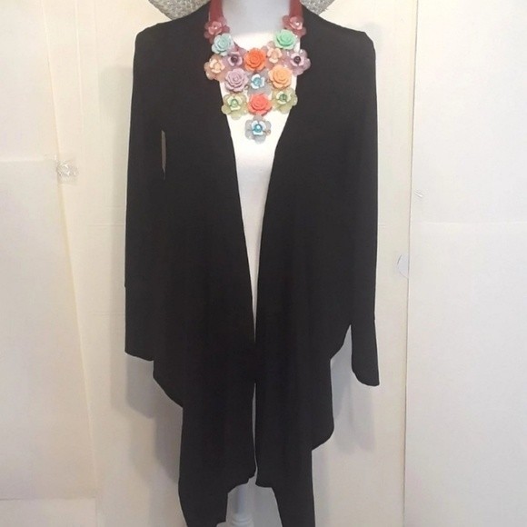 Jonden Open Front Waterfall Asymmetrical Shrug Sweater Cardigan Small - Picture 1 of 3